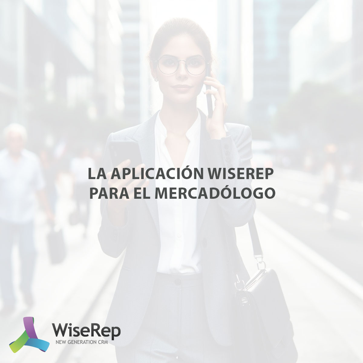La aplicación WiseRep para el mercadólogo